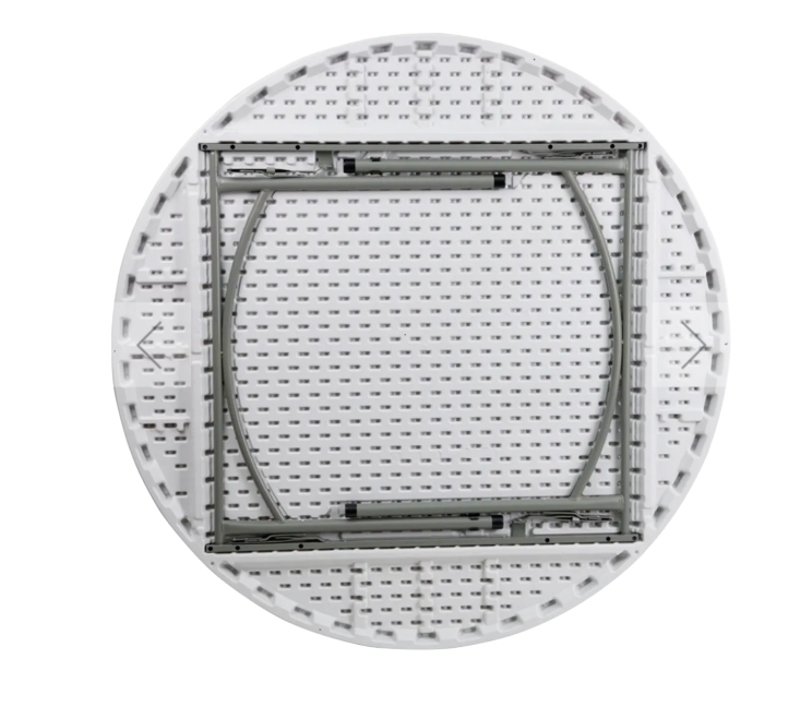 60'' Round Plastic Folding Table Rental