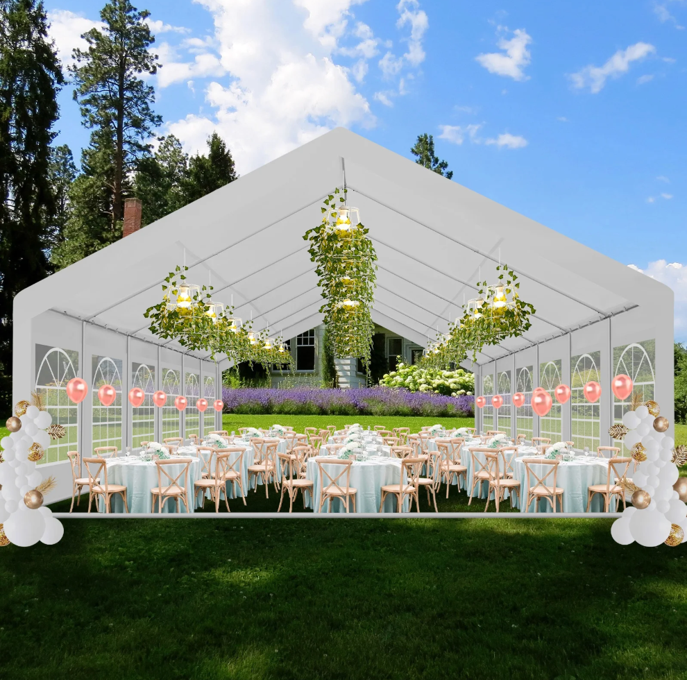 20x40 Outdoor Canopy Party Tent w/ Walls Rental